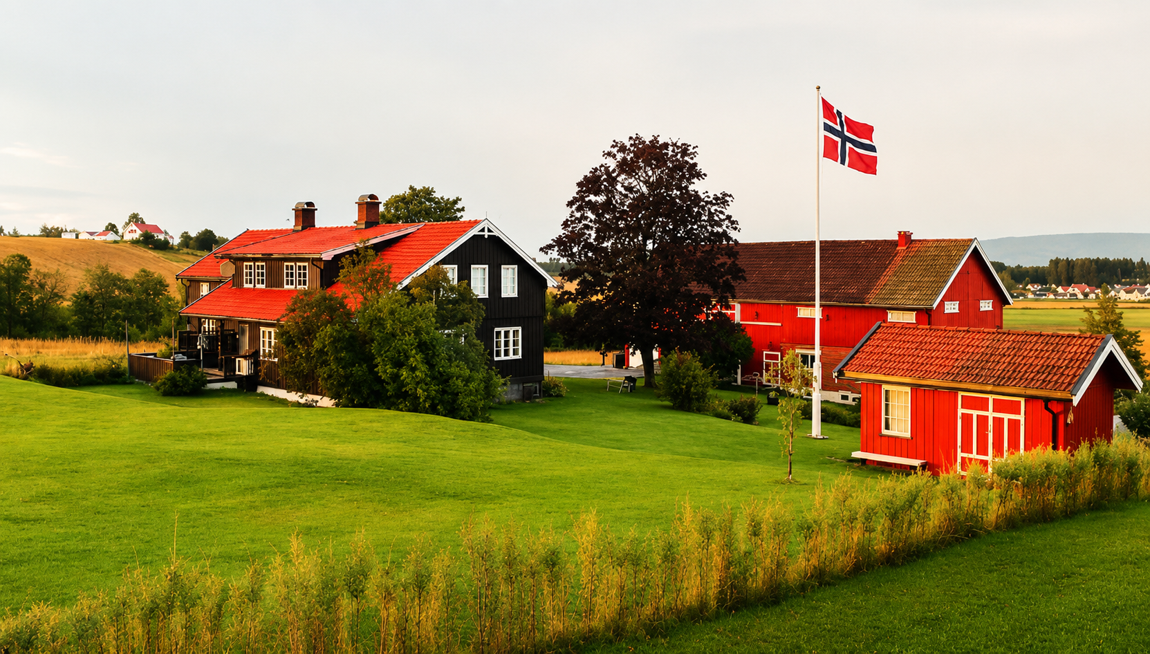 Kveldsstemning ved Nordre Ullern