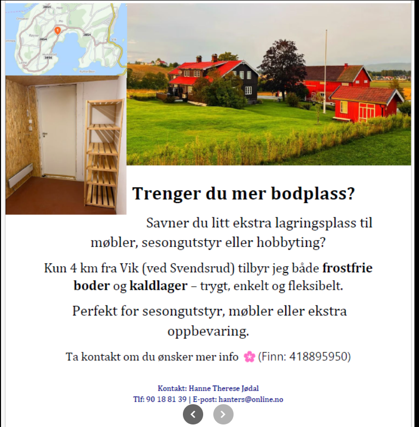 Storage and farm buildings at Nordre Ullern
